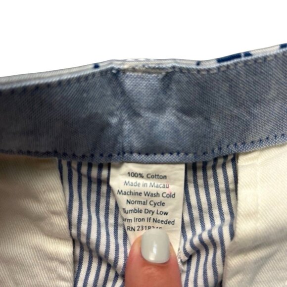 Vineyard Vines Boys New Seersucker Swordfish Blue Shorts Size 14 - Picture 4 of 5